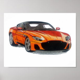 Orange skönhet poster