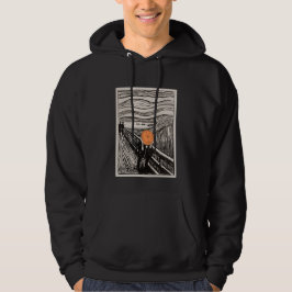 Orange Skrik Hoodie