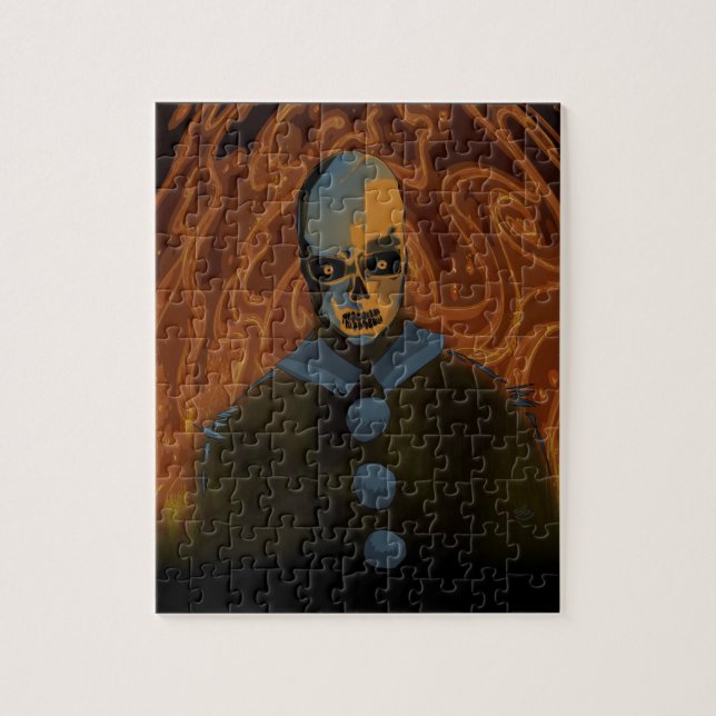 Orange Skull Pussel (Vertikal)