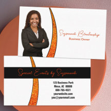Orange Slever of Faux Glitter Professionell Photo