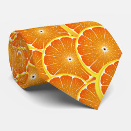 Orange Slices Neck Tie Slips