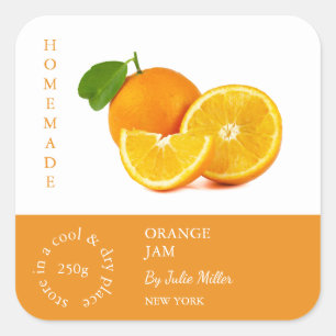 Orange Small Business Etikett
