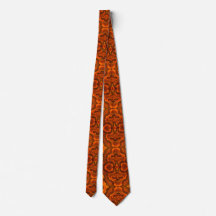 Orange Snake Struktur Tie