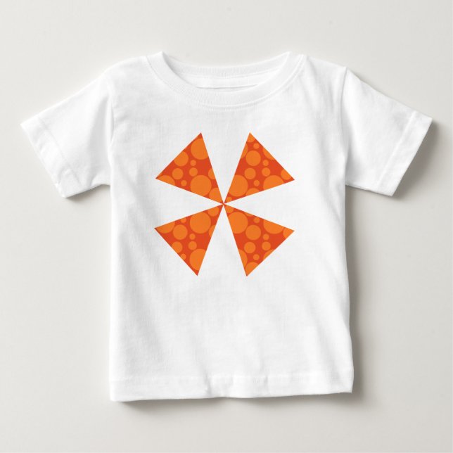 Orange Soap Bubbles T Shirt (Framsida)