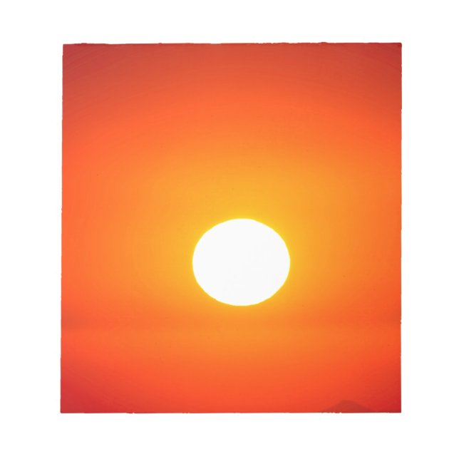 orange sol anteckningsblock (Framsida)