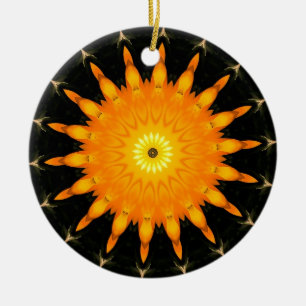 Orange Sol Dekoration