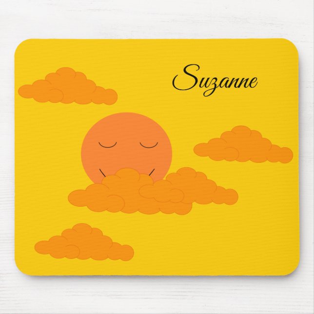 Orange Sol i gyllene himmel:  Musmatta (Framsidan)