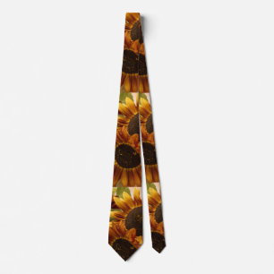 Orange Solblommor i Tin Basket Slips