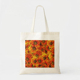 Orange Solblommor Tygkasse