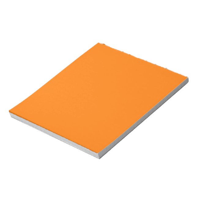 Orange Solid Färg Anteckningsblock (Roterad)