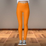 Orange Solid Färg Leggings<br><div class="desc">Orange Solid Färg</div>
