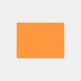 Orange Solid Färg Post-it Block