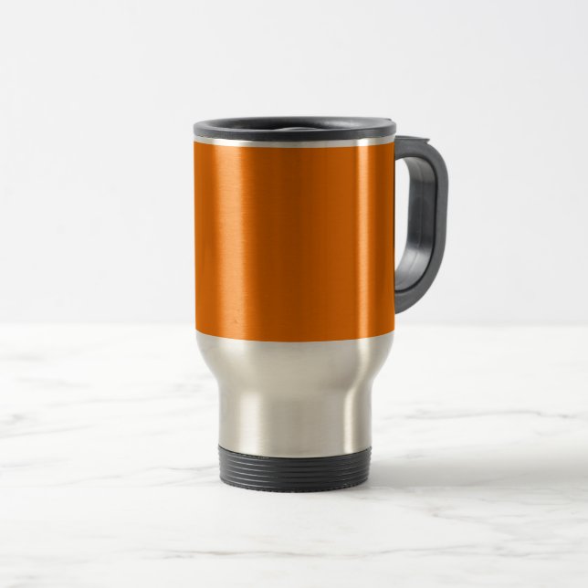 Orange Solid Färg Resemugg (Framsida höger)