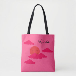 Orange solnedgång: Fuchsia Tygkasse