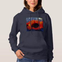 Orange Solros Hoodie Sweatshirt eller T-shirt