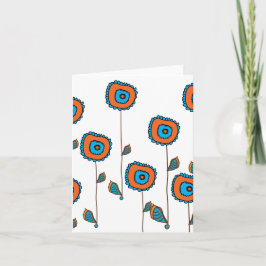 Orange solros II vid Cynthia turnerdesigner Kort