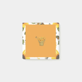 Orange Solros Post-it Block