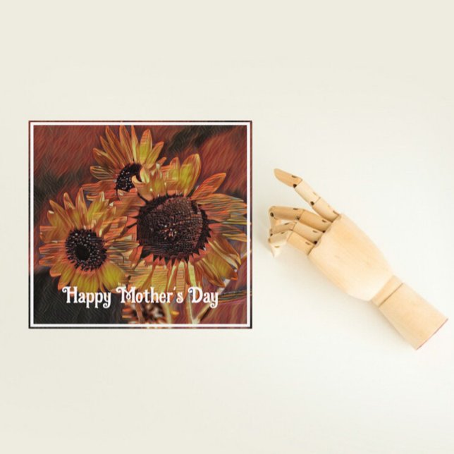 Orange Solrosfoto av modern Art Mors dag (Skapare uppladdad)