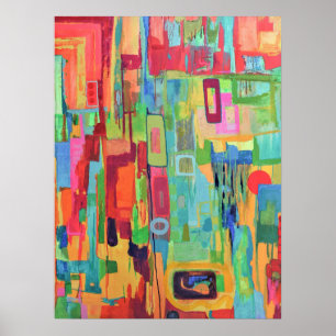 Orange Solsken 18 x 24 Poster