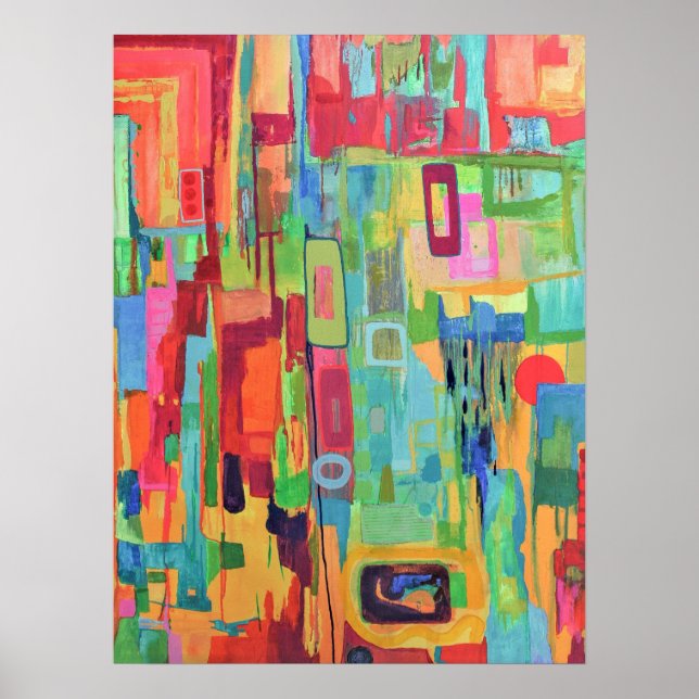 Orange Solsken 18 x 24 Poster (Framsidan)