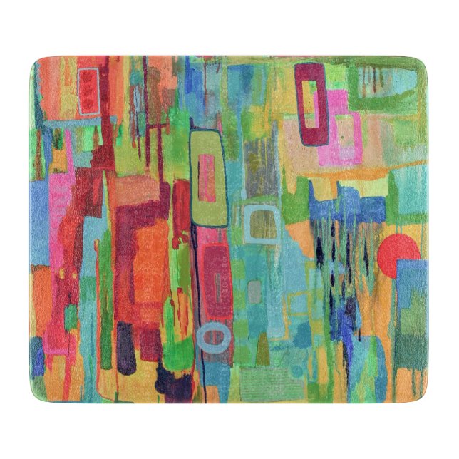 Orange Solsken 6 x 7 glasfiberduk (Framsidan)