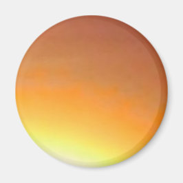 Orange Soluppgångsmagnet Magnet