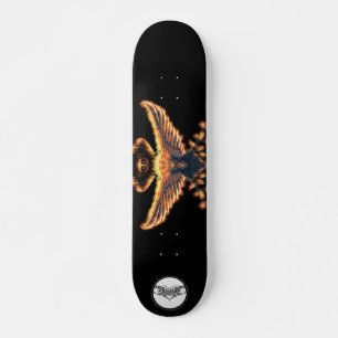 Orange som bränner Phoenix Gholyst Panda Patrol Mini Skateboard Bräda 18,5 Cm