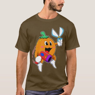 Orange som Hairdresser med saxtorktumlare T Shirt