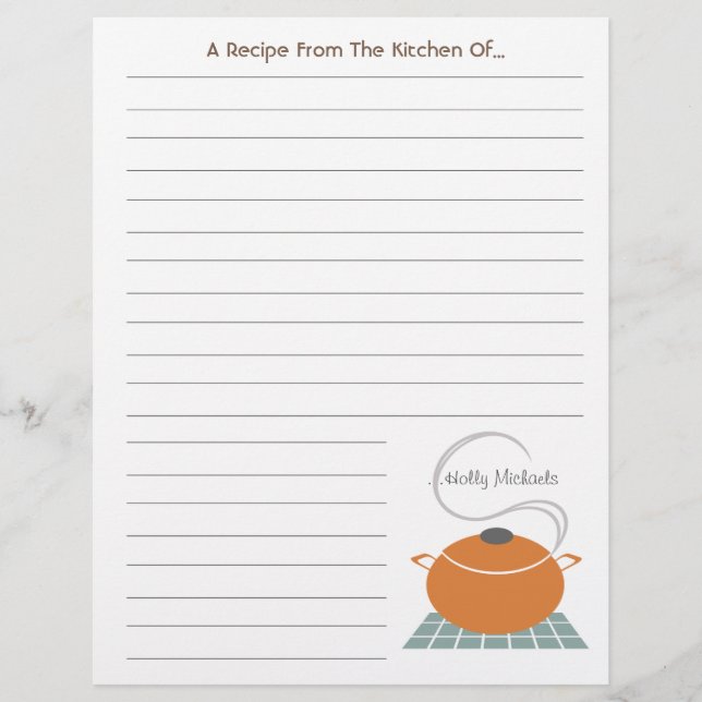 Orange som kokar Pot från sallatsköket (Framsida)