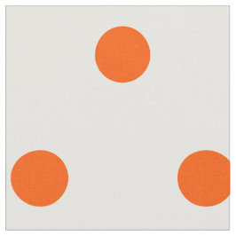 Orange sömnad för polka dotskonsthantverk som tyg