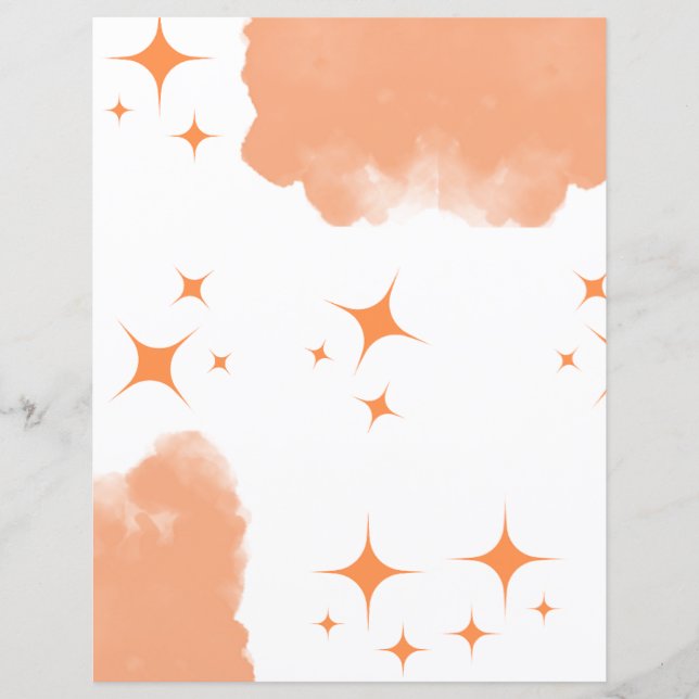 Orange Sonic Stationary (Framsida)
