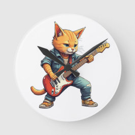 Orange spelar gitarr rund klocka