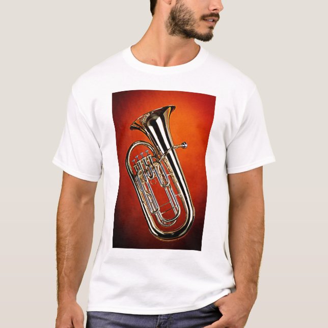 Orange Spotlght Tubaskjorta Tee Shirt (Framsida)