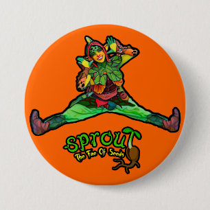 Orange Sprout-knapp Knapp
