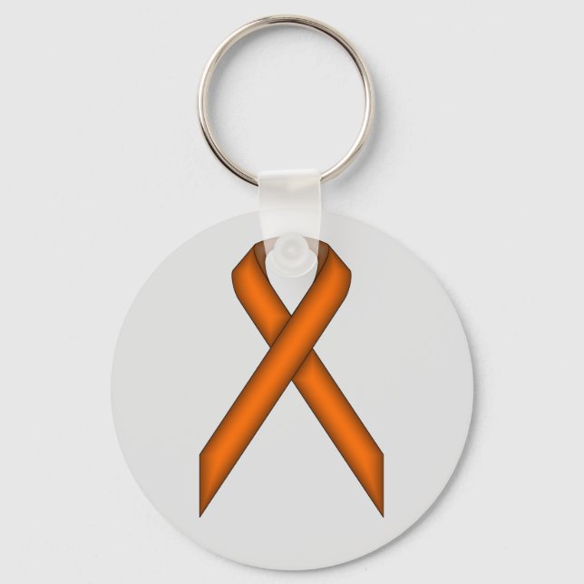 Orange Standard Ribbon av Kenneth Yoncich Nyckelring (Framsida)