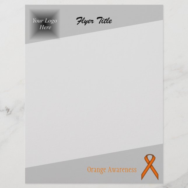Orange Standard Ribbon av Kenneth Yoncich Reklamblad (Framsidan)