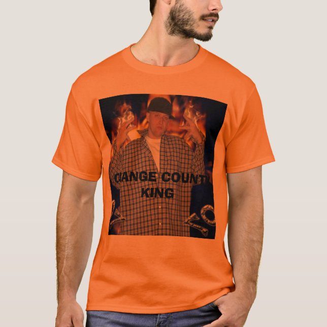 ORANGE STÅNDSMÄSSIG KUNG TEE (Framsida)