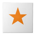 Orange Star Kakelplatta<br><div class="desc">Orange Star Ceramic Tile. Stjärnor är alltid i mode!</div>