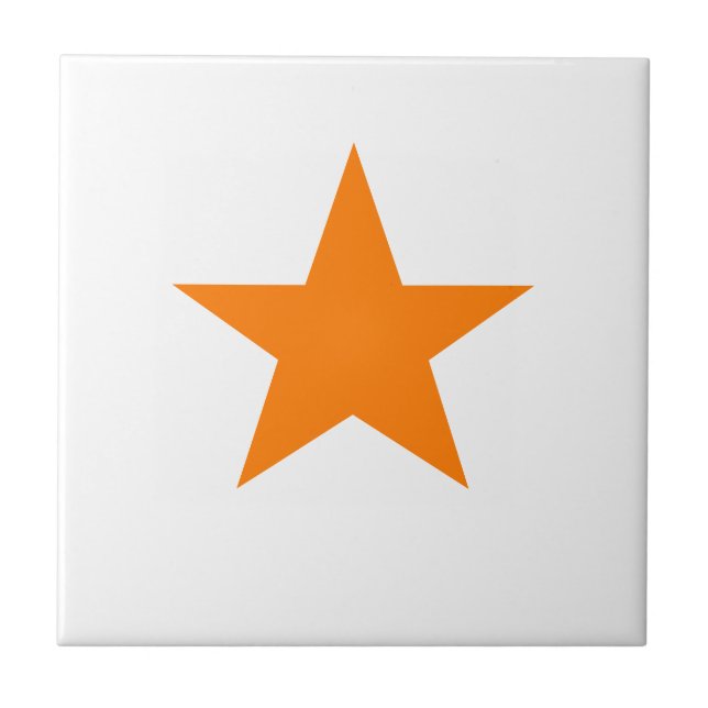 Orange Star Kakelplatta (Framsidan)