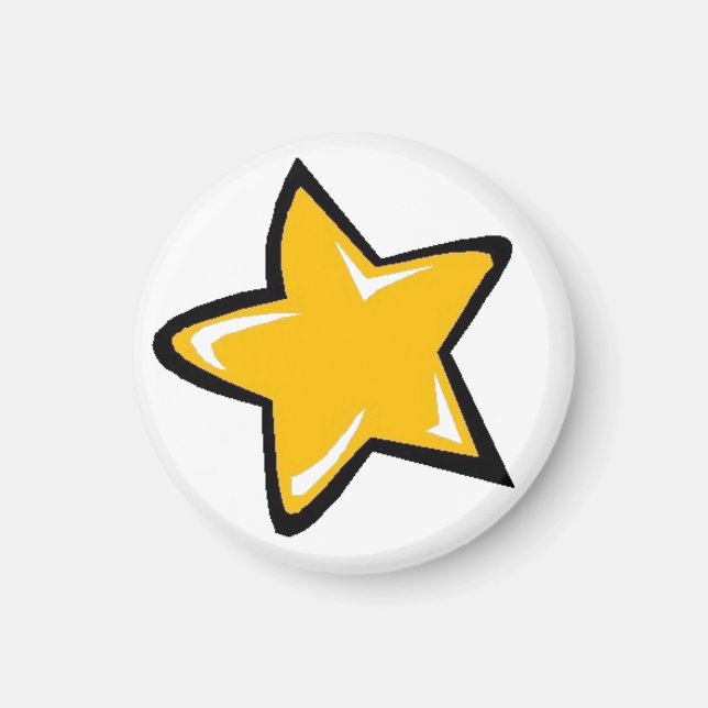 Orange Star Magnet (Framsidan)