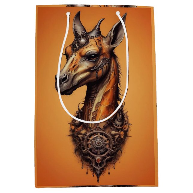 Orange Steampunk Giraffe (Framsidan)