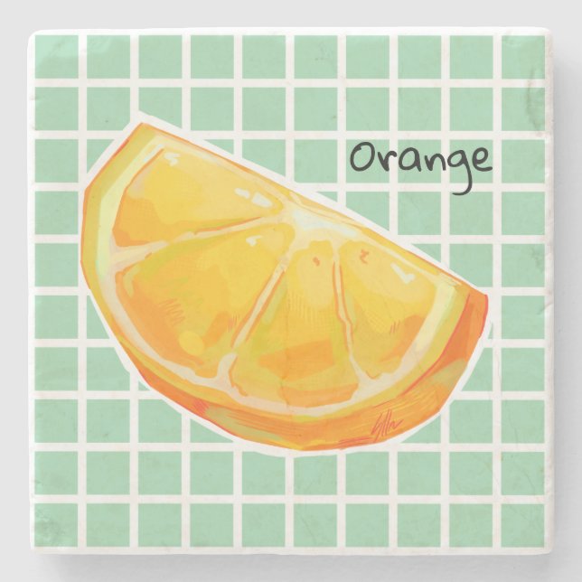 Orange Stenunderlägg (Framsidan)
