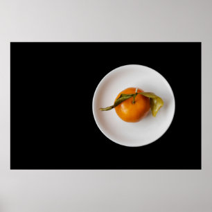 Orange still Life Poster