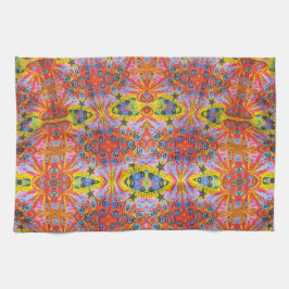 Orange stjärnaö 2 kökshandduk