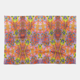 Orange stjärnaö 3 kökshandduk