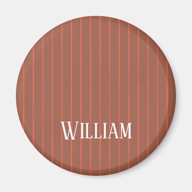 Orange streck magnet (Framsidan)