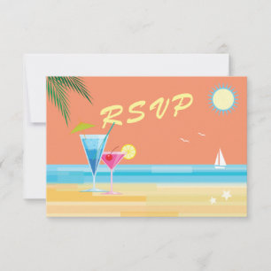 Orange Summer Bröllop OSA Kort