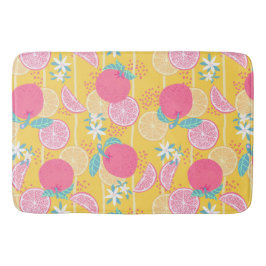 Orange Summer Mustard Badrumsmatta