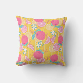 Orange Summer Mustard Kudde