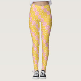 Orange Summer Mustard Leggings